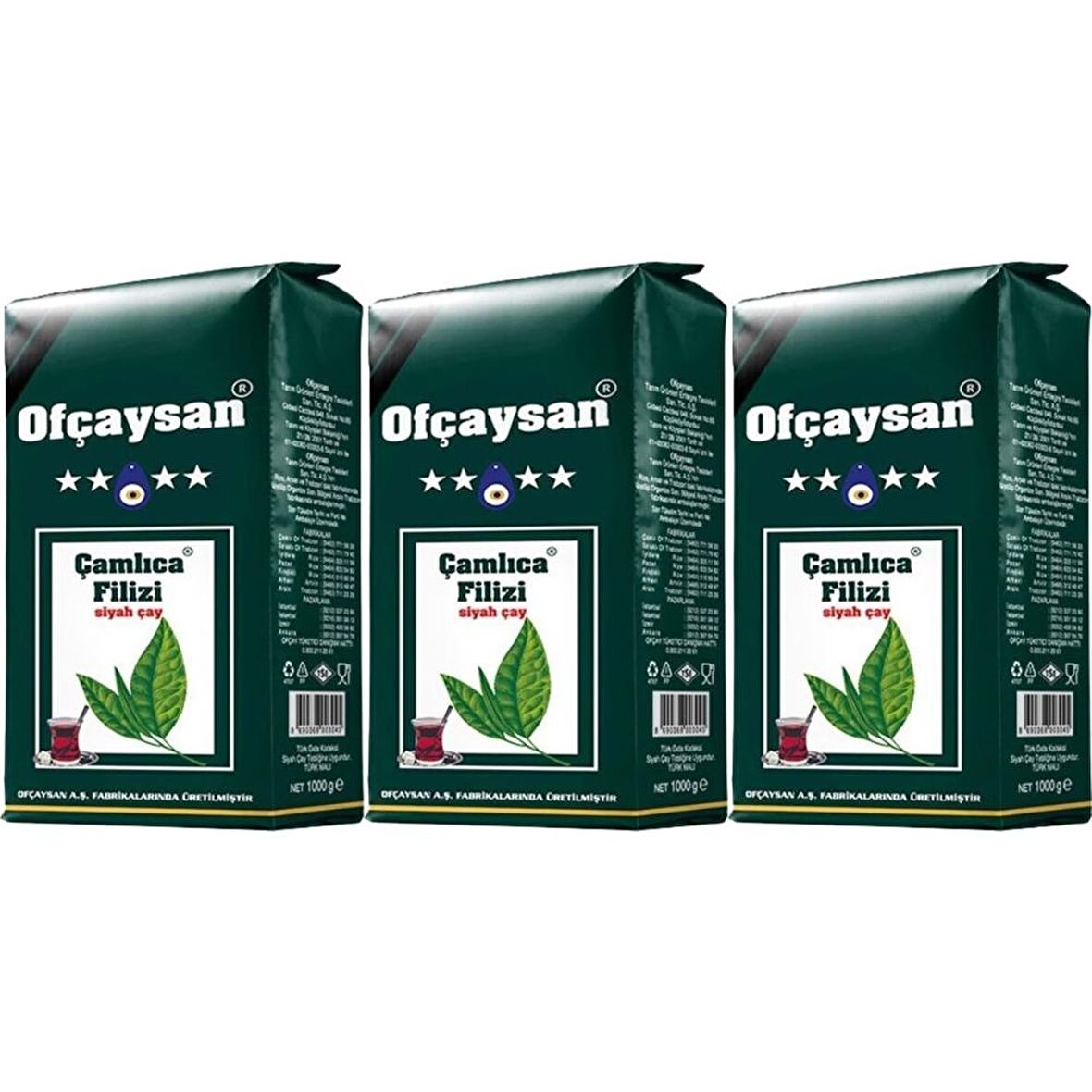 Ofçay Çamlıca Filiz Çayı 3 x 1 Kg