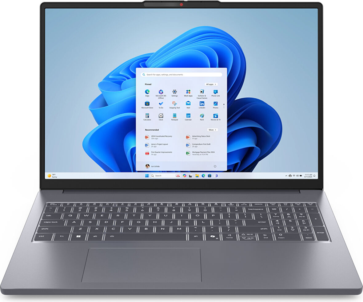 Lenovo Ideapad Slim 3 16IRH10 Intel Core I5-13420H 16GB 512GB SSD 16" Wuxga (1920X1200) IPS Panel Freedos Taşınabilir Dizüstü Bilgisayar 83K20073TR