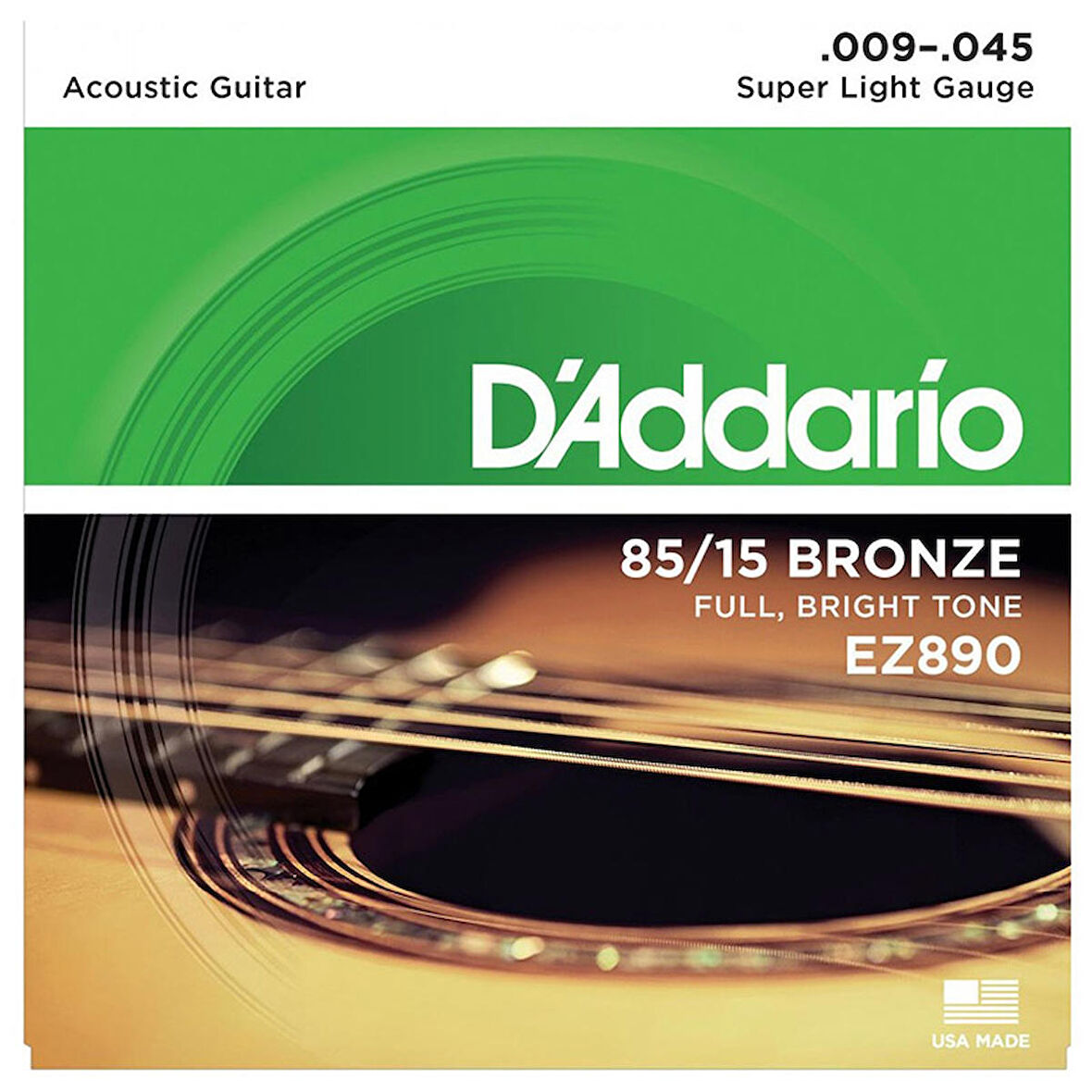 D'Addario EZ890 Takım Tel Akustik Gitar Teli 009-045