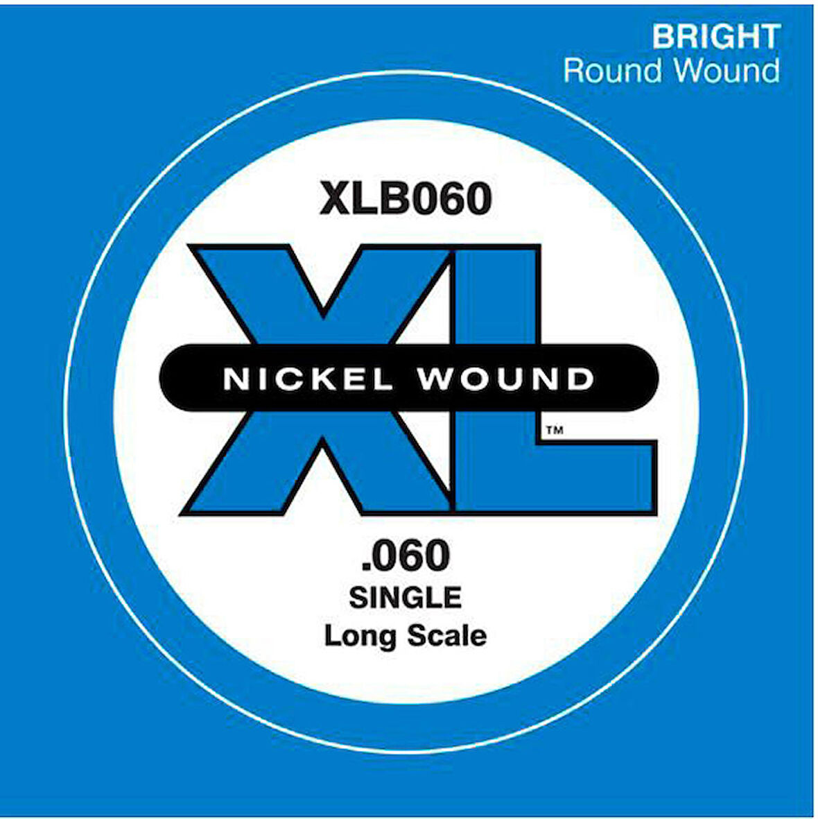 D'Addario Nickel Wound Single Long Scale .060 - XLB060 Bas Gitar Tek Tel