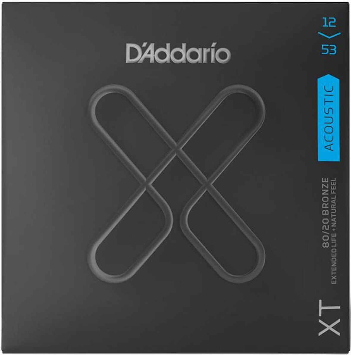 D'Addario XTABR1253 Light Set Akustik Gitar Teli 12-53