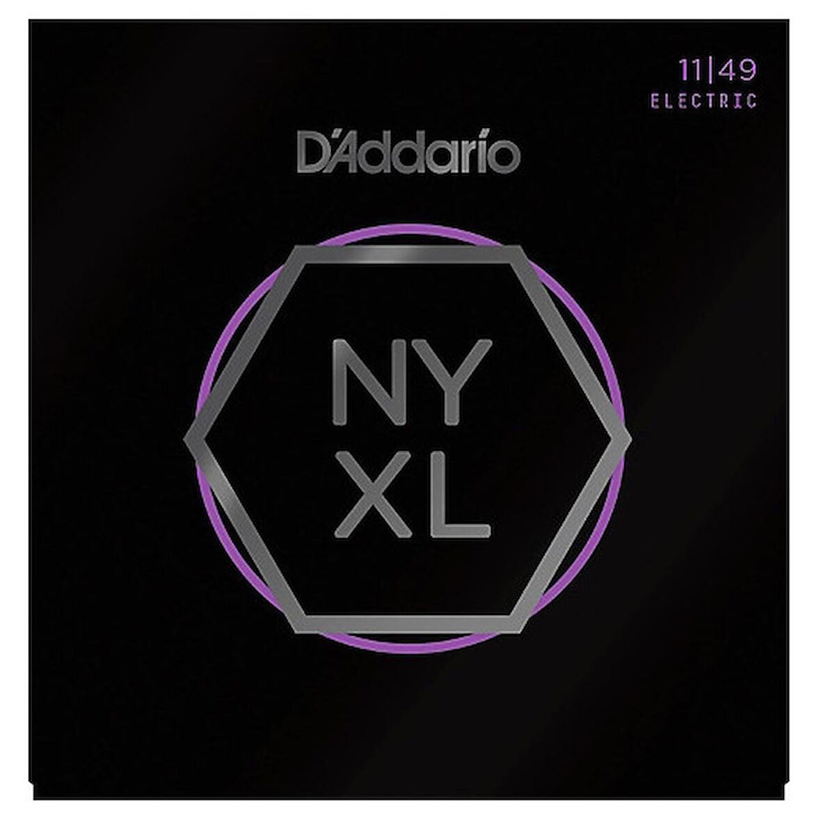 D'Addario NYXL1149 Nickel Wound Electric Guitar Strings, Medium, 11-49 Takım Tel Elektro Gitar Teli 011-49