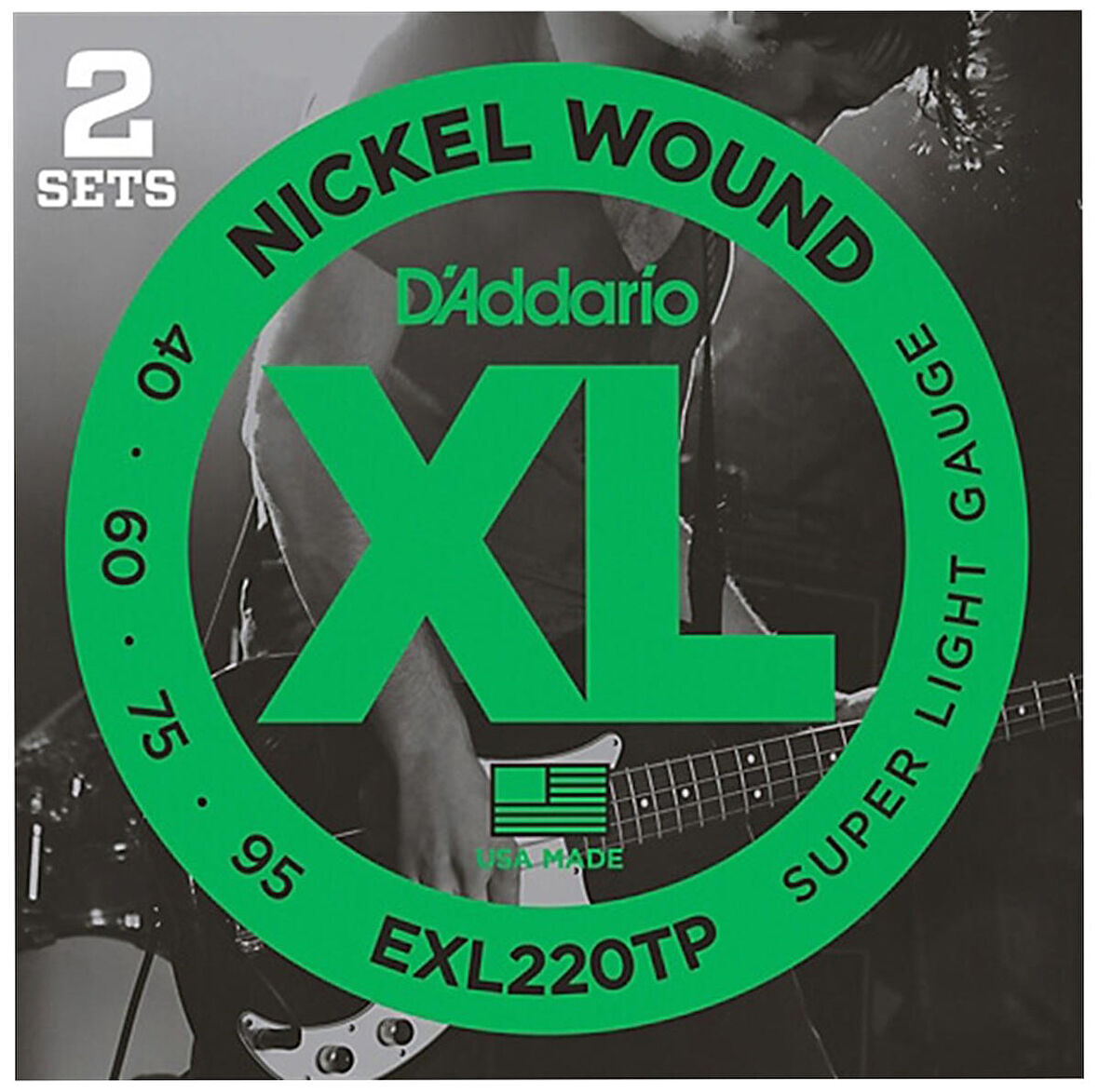 D'Addario EXL220TP Takım Tel Bas Gitar Teli 040-095 (2 Set)