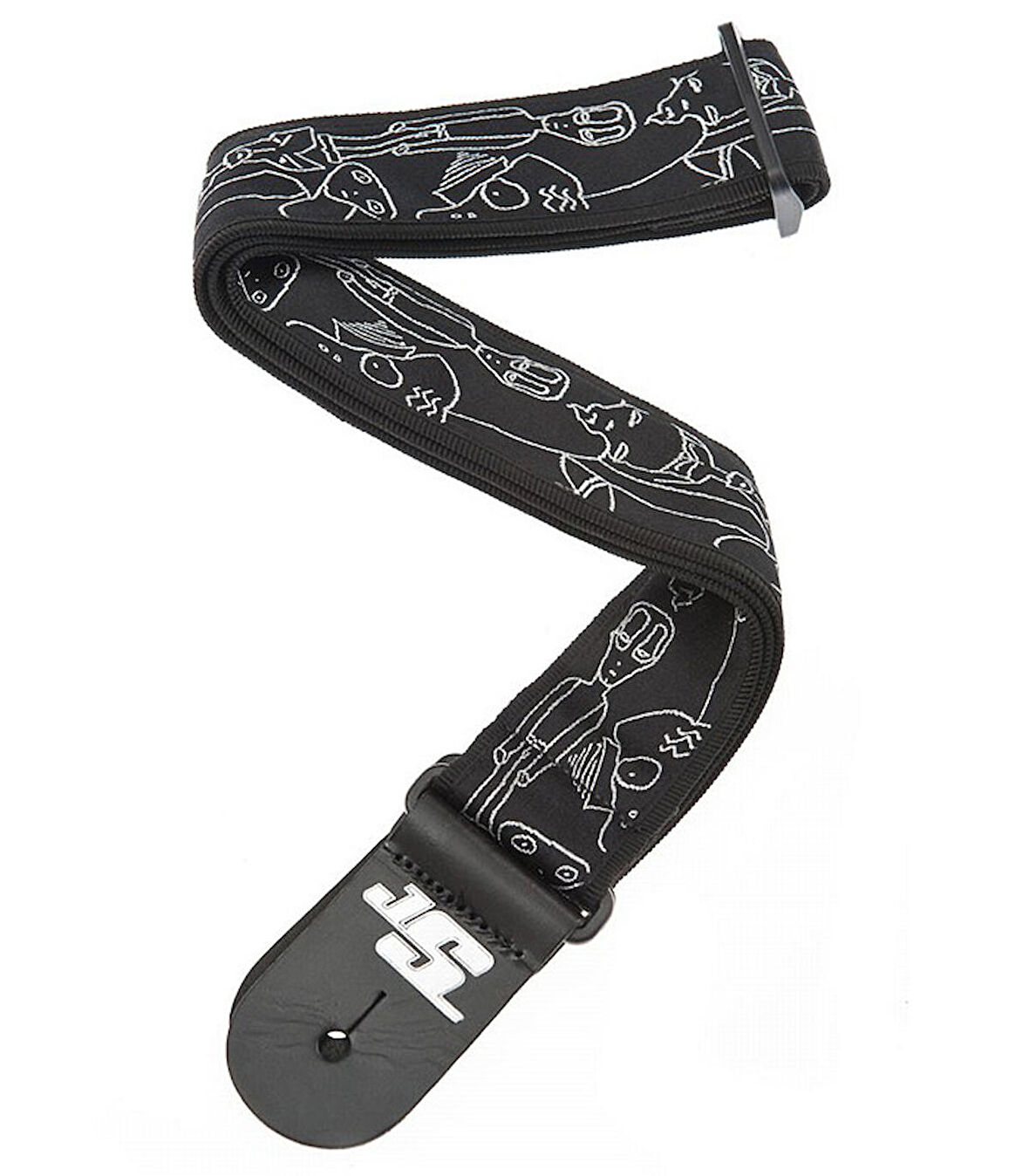 Planet Waves Joe Satriani Silver Sketches 50JS05 Gitar askısı