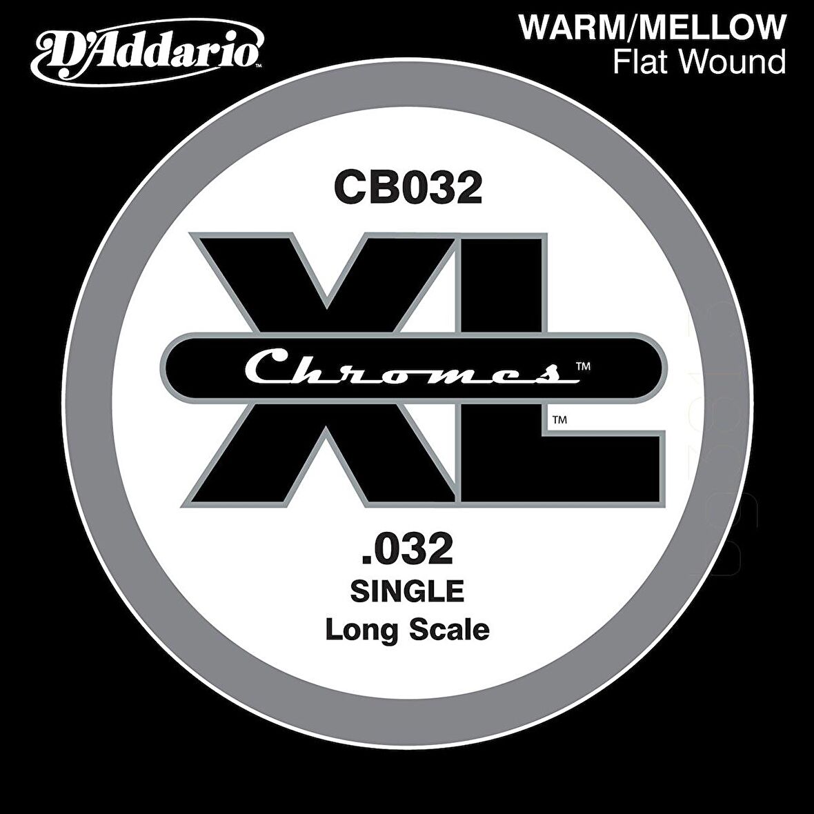 D'addario CB032 .032 gauge Chrome flatwound bass string .032 Tek Tel Bas Gitar Tek Tel