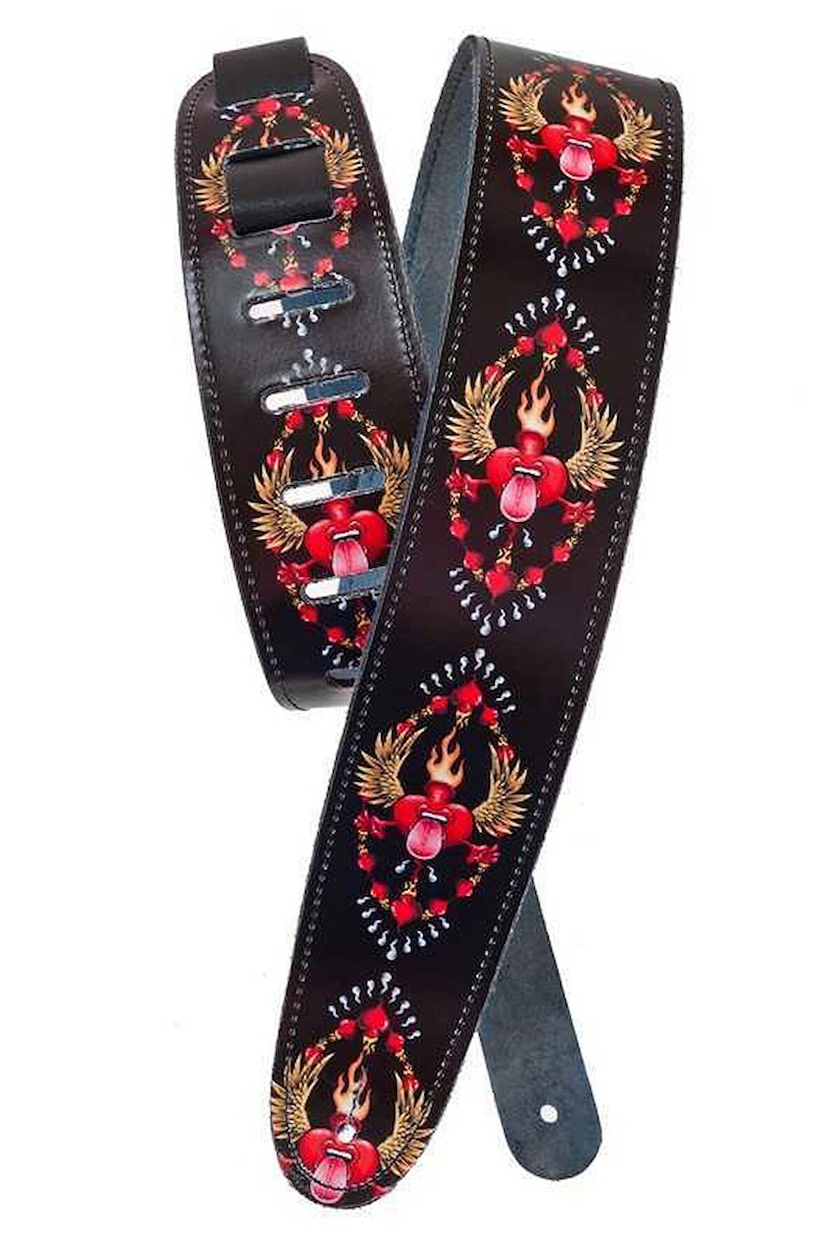 Planet Waves Al McWhite Surf Collection 25LS03 - Rad Heart Gitar Askısı