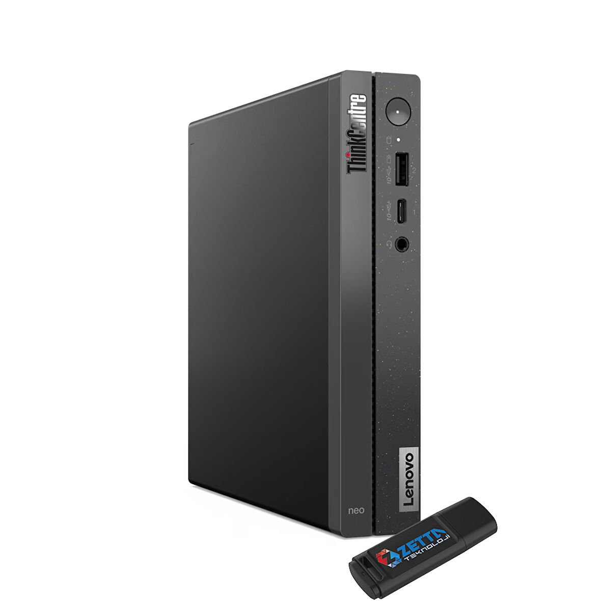 Lenovo Thinkcentre Neo 50Q Gen 4 Intel Core I5-13420H 32GB 2tb SSD Freedos Masaüstü Bilgisayar 12LN0048TRF06 + Zetta Flash Bellek