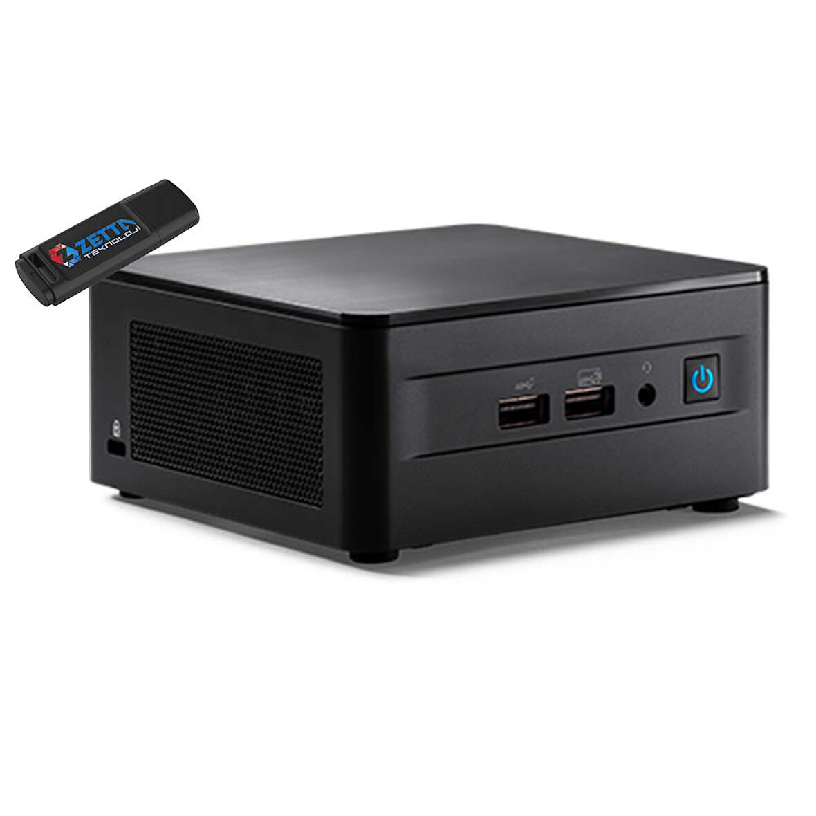 Intel Nuc 12 Pro Intel Core I5 1240P 8 GB 256 GB SSD Freedos Mini Bilgisayar NUC12WSHI5F01 + Zetta Flash Bellek