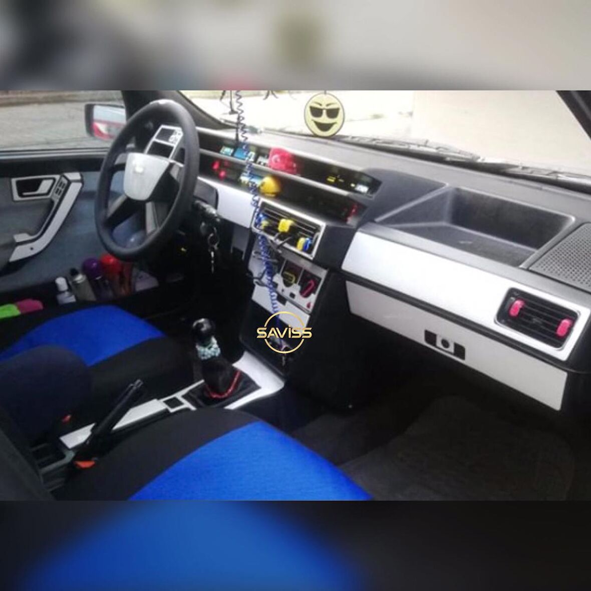 Fiat Tempra Tipo Özel Kalıp Full Set Beyaz Torpido Maun Kaplama, Konsol Kaplama (BEYAZ)