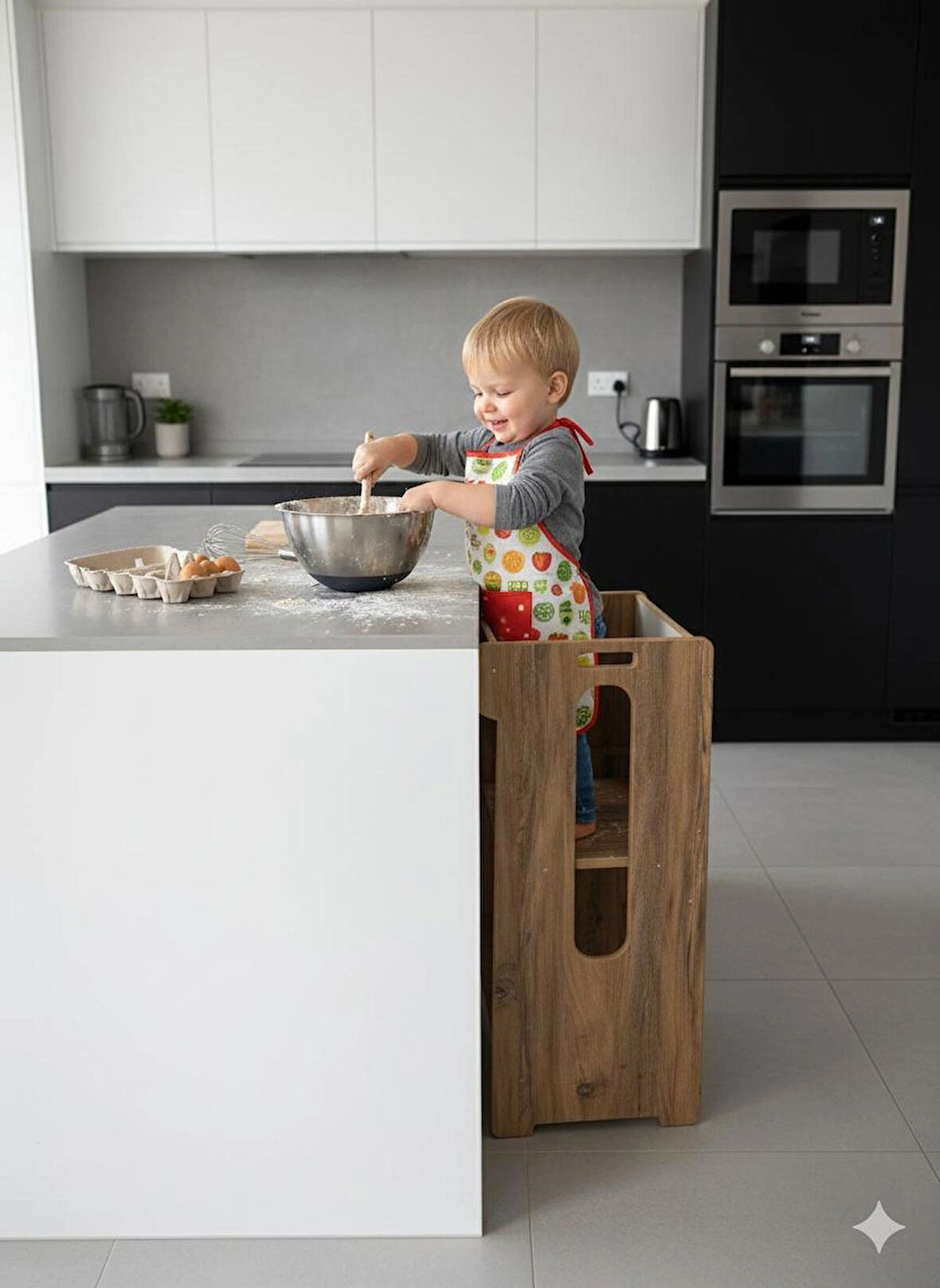 Çok foksiyonlu çocuk öğrenme kulesi