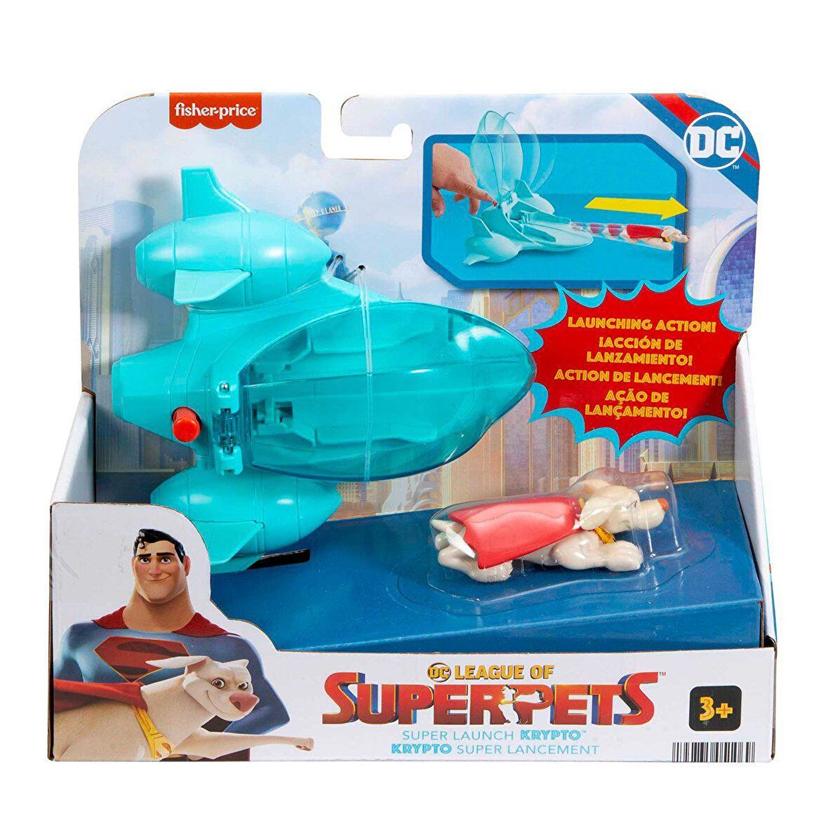 Imaginext DC League of Super Pets - Süper Araçlar FABBATOYS