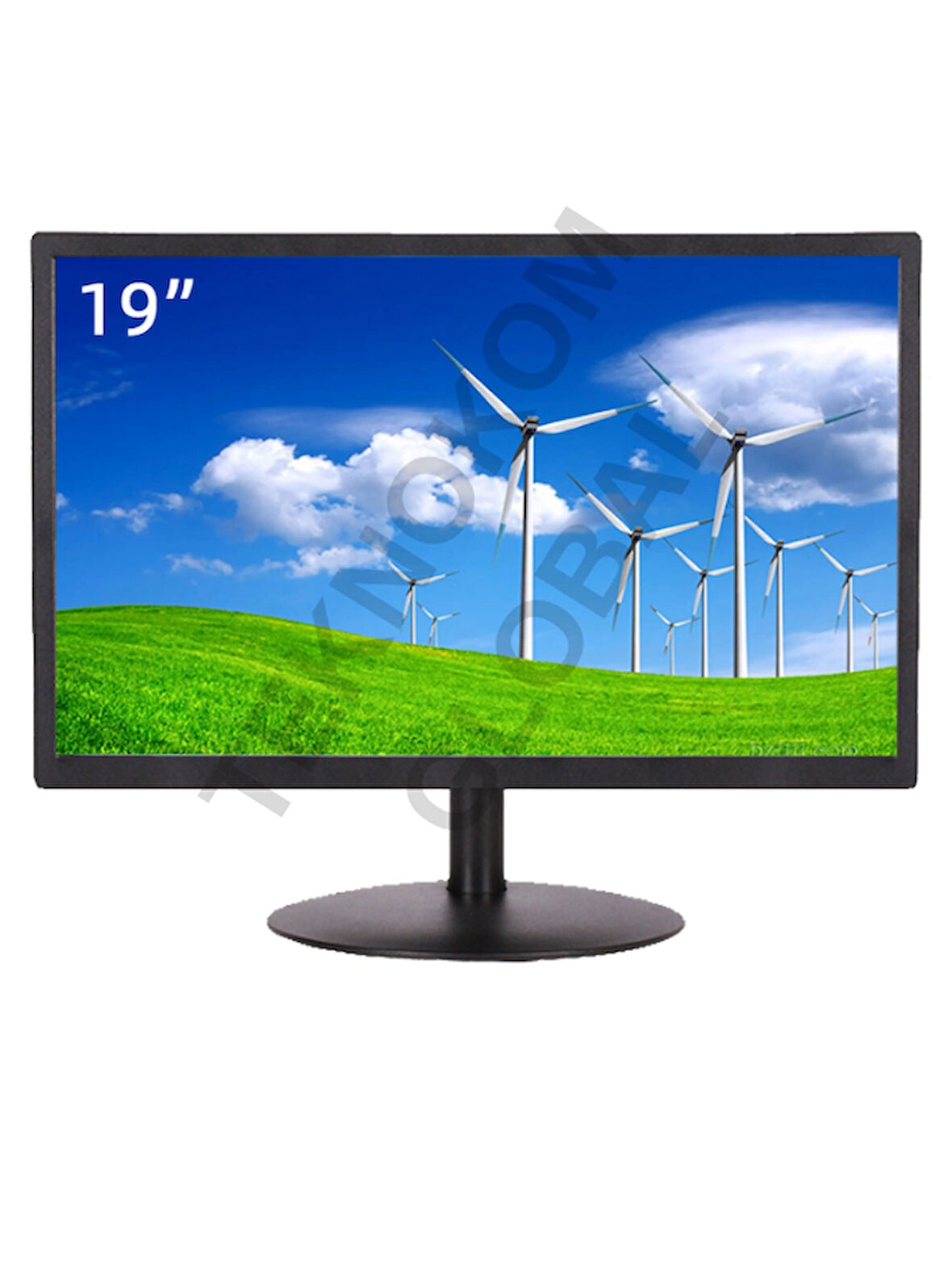 19" Profesyonel LED Monitör | HDMI VGA Girişli | 5ms Tepki Süresi | Duvara Monte Edilebilir OT19B