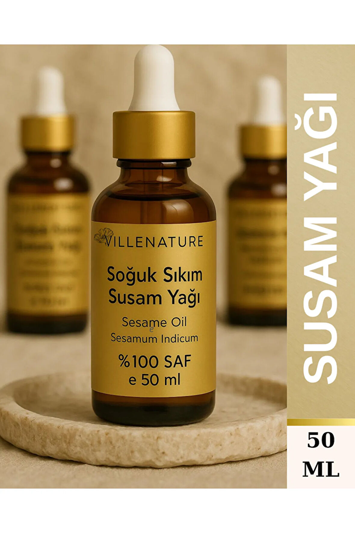 Soğuk Sıkım SUSAM YAĞI 50 ML