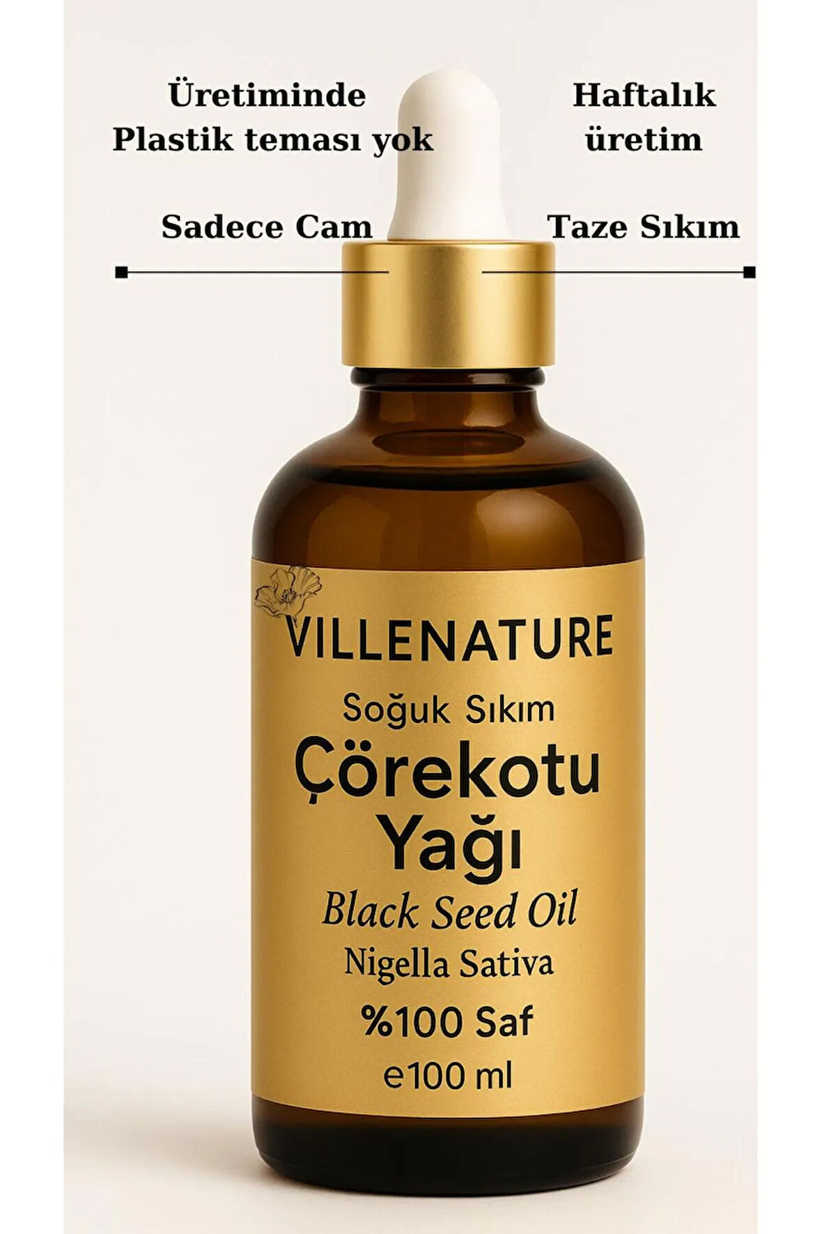 Soğuk Sıkım Çörekotu Yağı,Haftalık Taze Üretim
