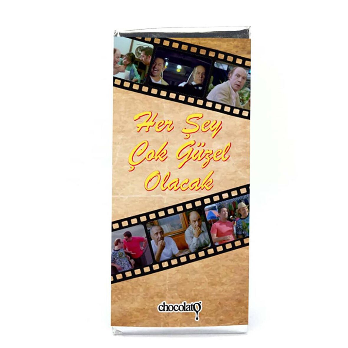 Herşey Çok Güzel Olacak 100 gr.  Sütlü Tablet Çikolata