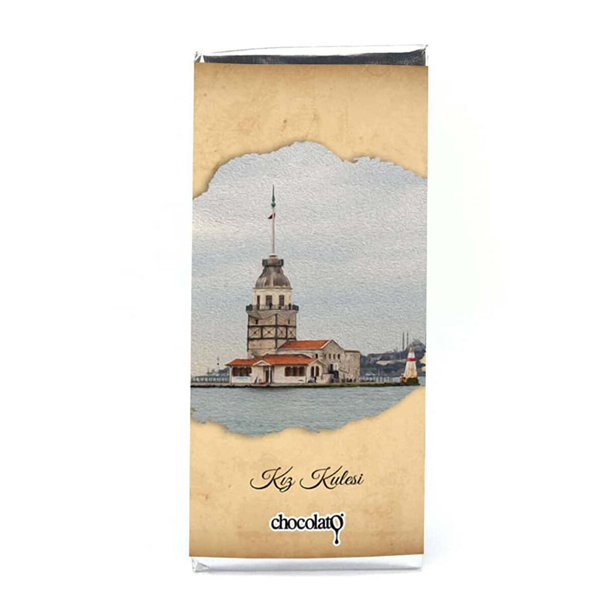 Kız Kulesi 100 gr. Bitter Tablet Çikolata