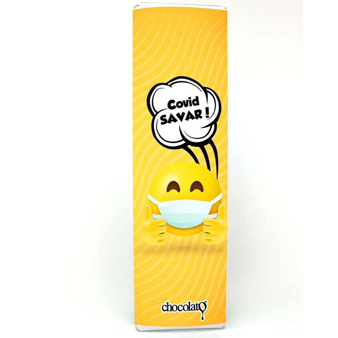 Covid Savar 300 gr. Sütlü Fıstıklı Tablet Çikolata
