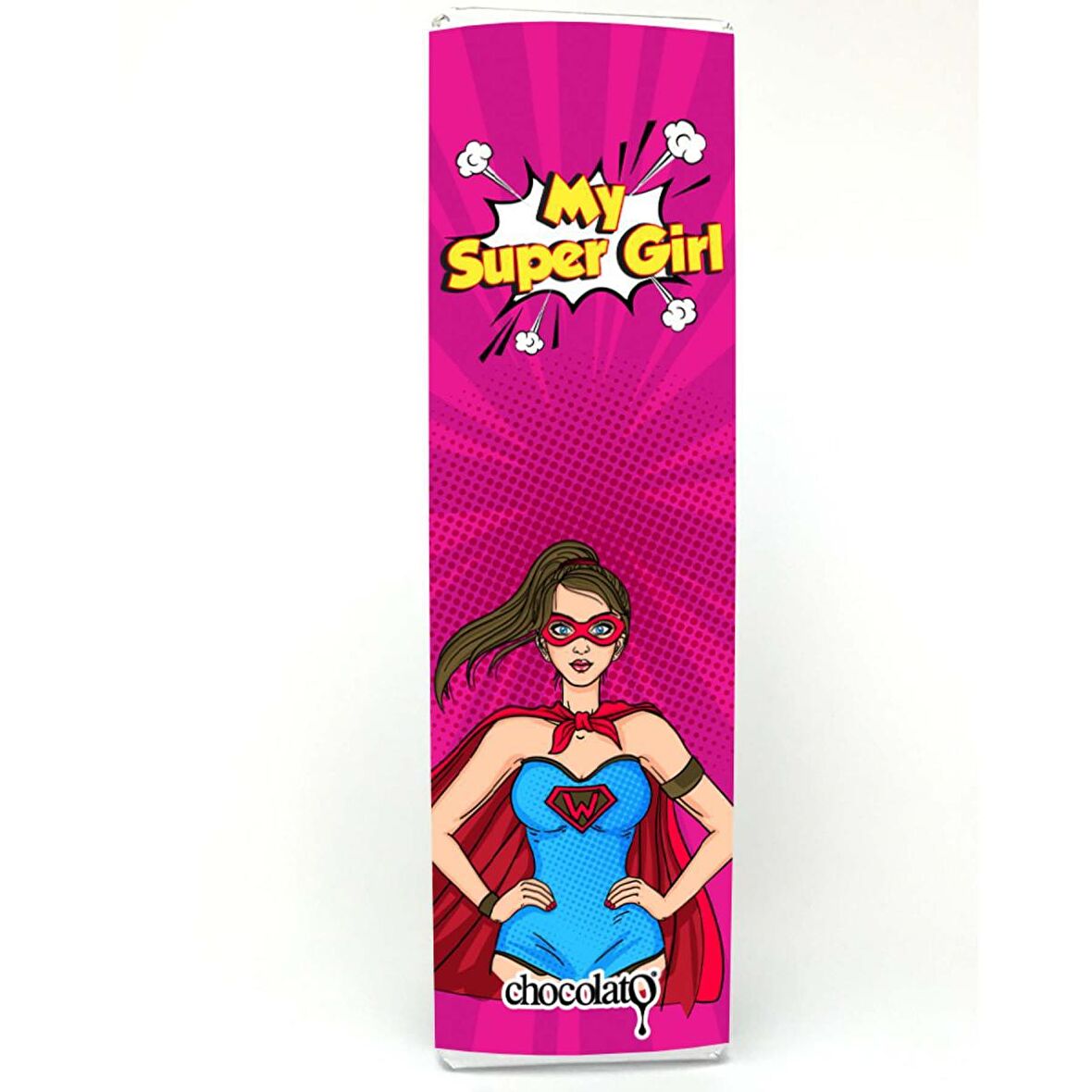 Supergirl'e 300 gr. Sütlü Fındıklı Tablet Çikolata