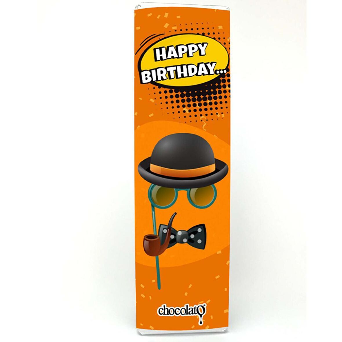 Happy Birth Day 300 gr. Sütlü Fıstıklı Tablet Çikolata