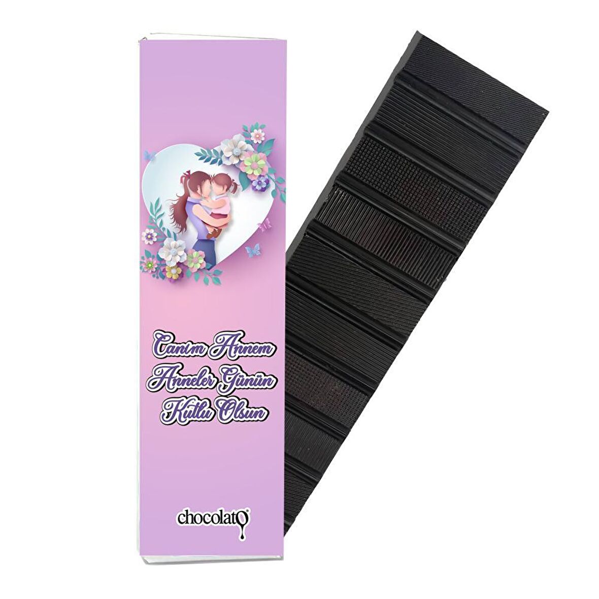 Chocolato Başımın Tacı 300 gr. Fıstıklı Bitter Tablet Çikolata