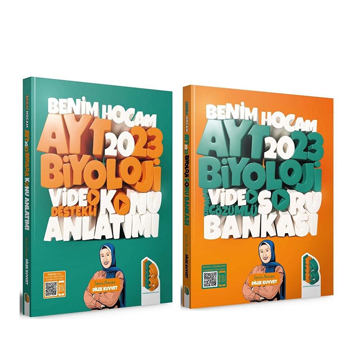 Benim Hocam 2023 AYT Biyoloji Konu ve Soru Bankası Seti 2 Kitap