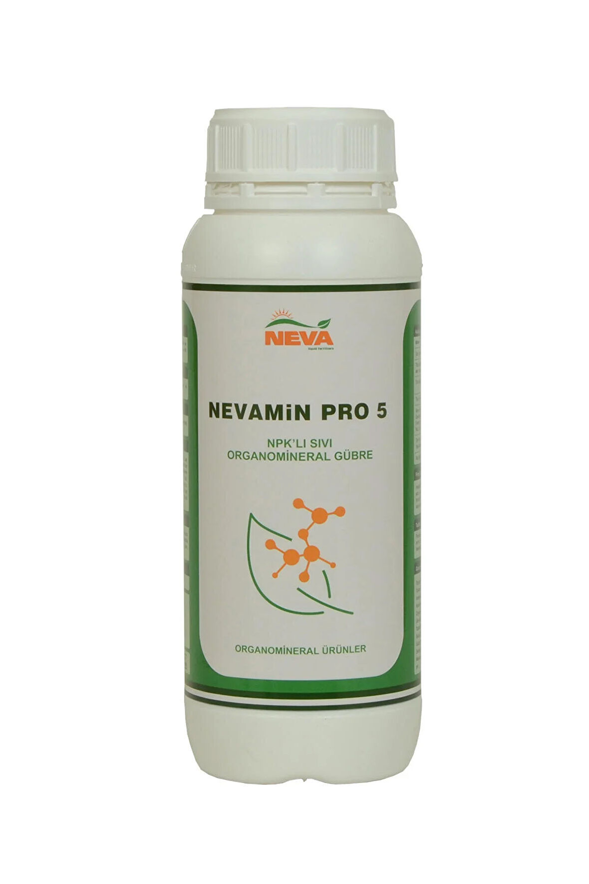 Nevamin Pro5 Npk'lı Sıvı Organomineral Gübre 1 Litre
