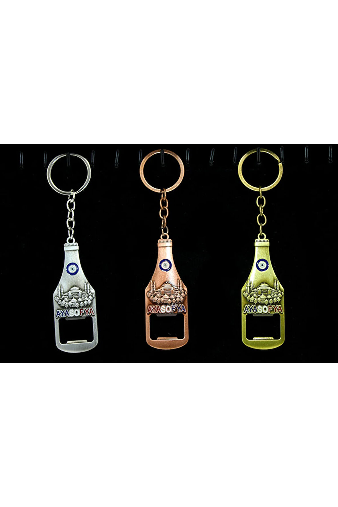 Metal Ayasofya Anahtarlık Ve Açacak