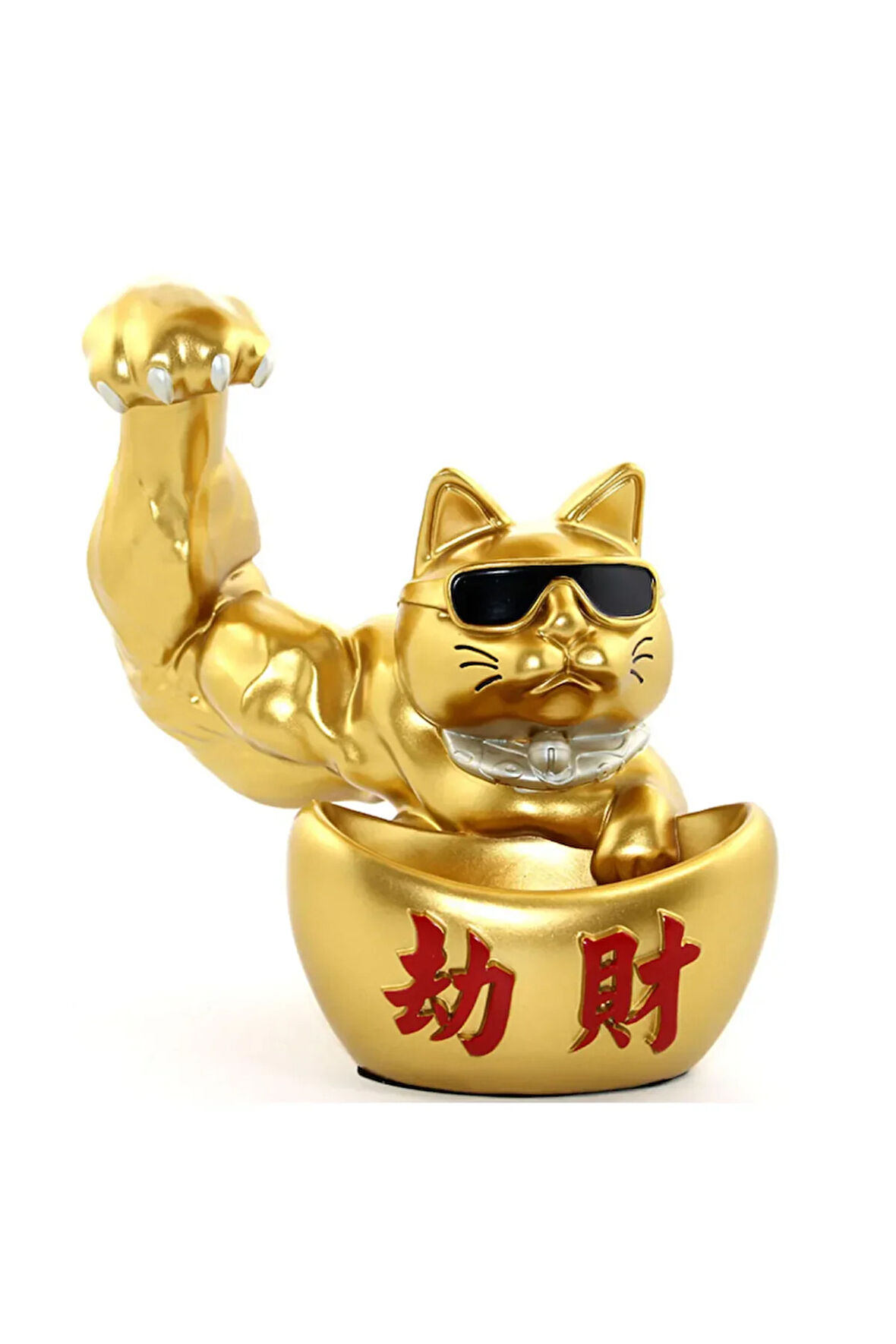 Polyester Şanslı Kedi Figürü