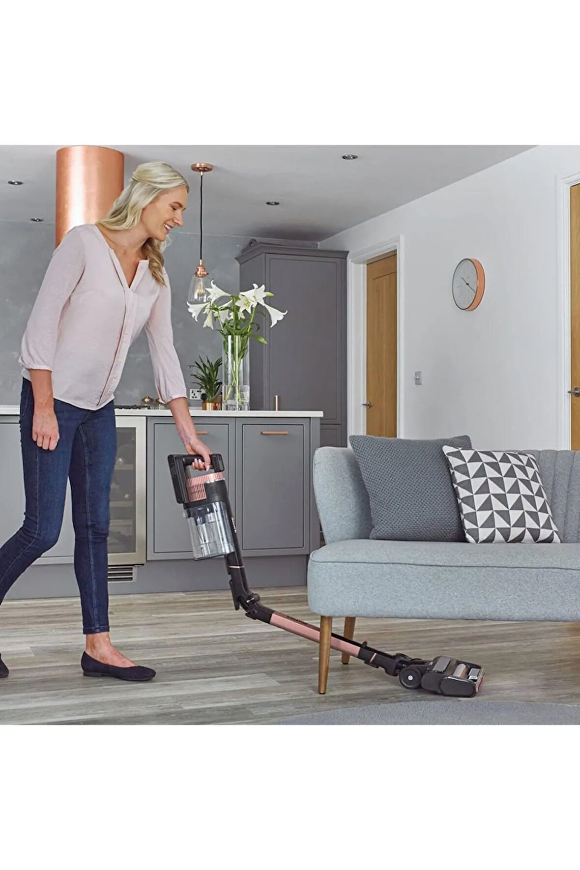 Ss Şarjlı Dikey Süpürge Shark Ninja Anti Hair Wrap Plus fırça