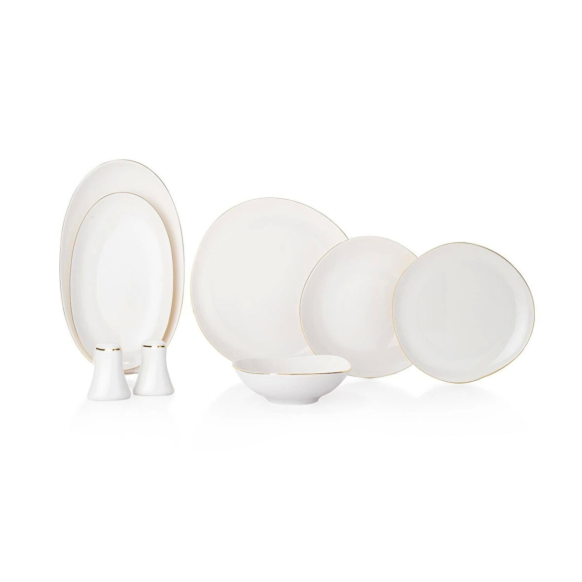 Schafer Ella Yemek Takımı 56 Parça-Altın