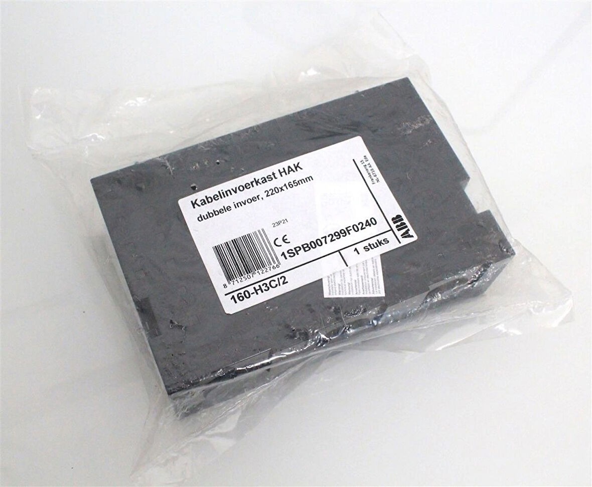 ABB HAK 1SPB007299F0240 Kablo Giriş Kutusu 220x165mm Çift Giriş