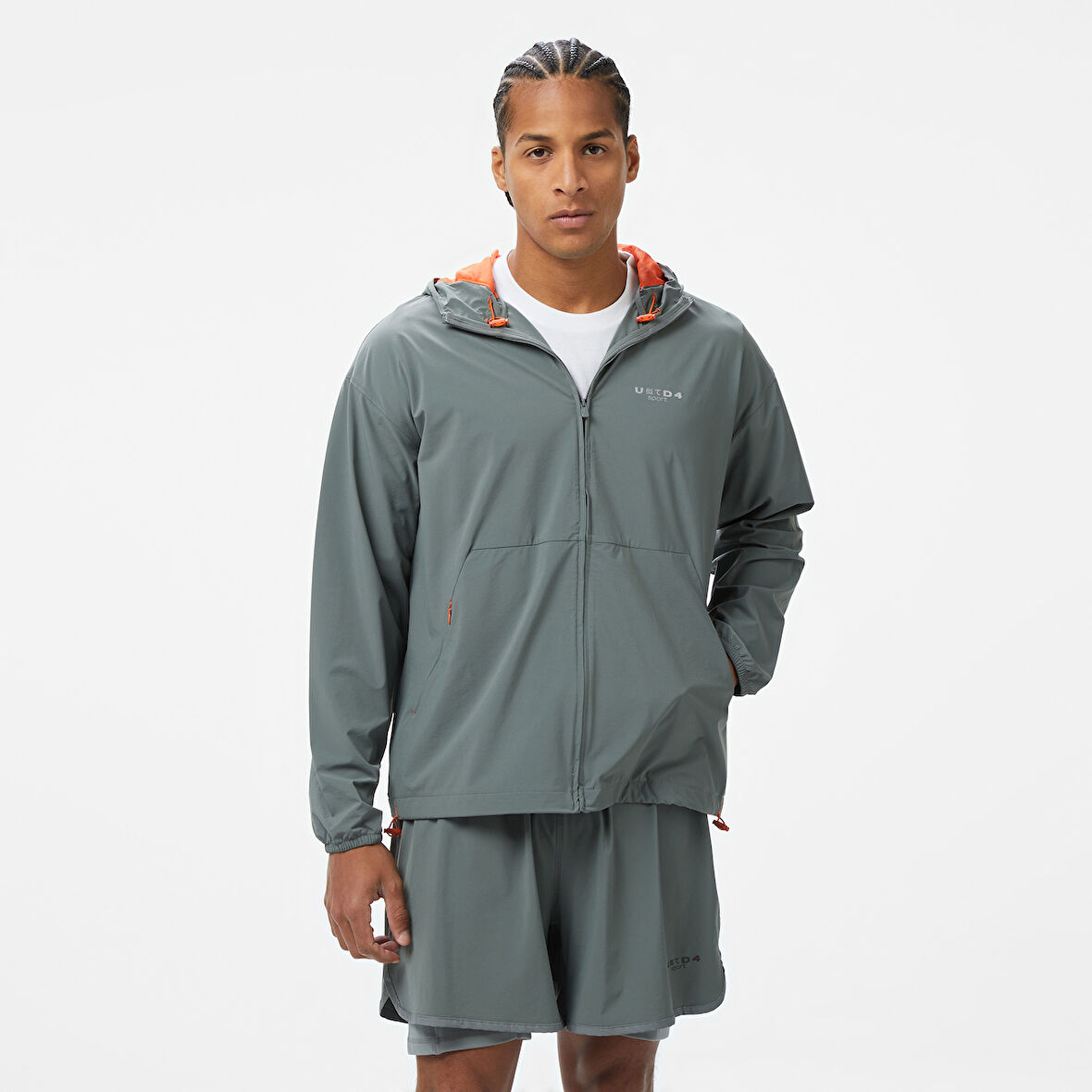 United4 Erkek Gri Mont