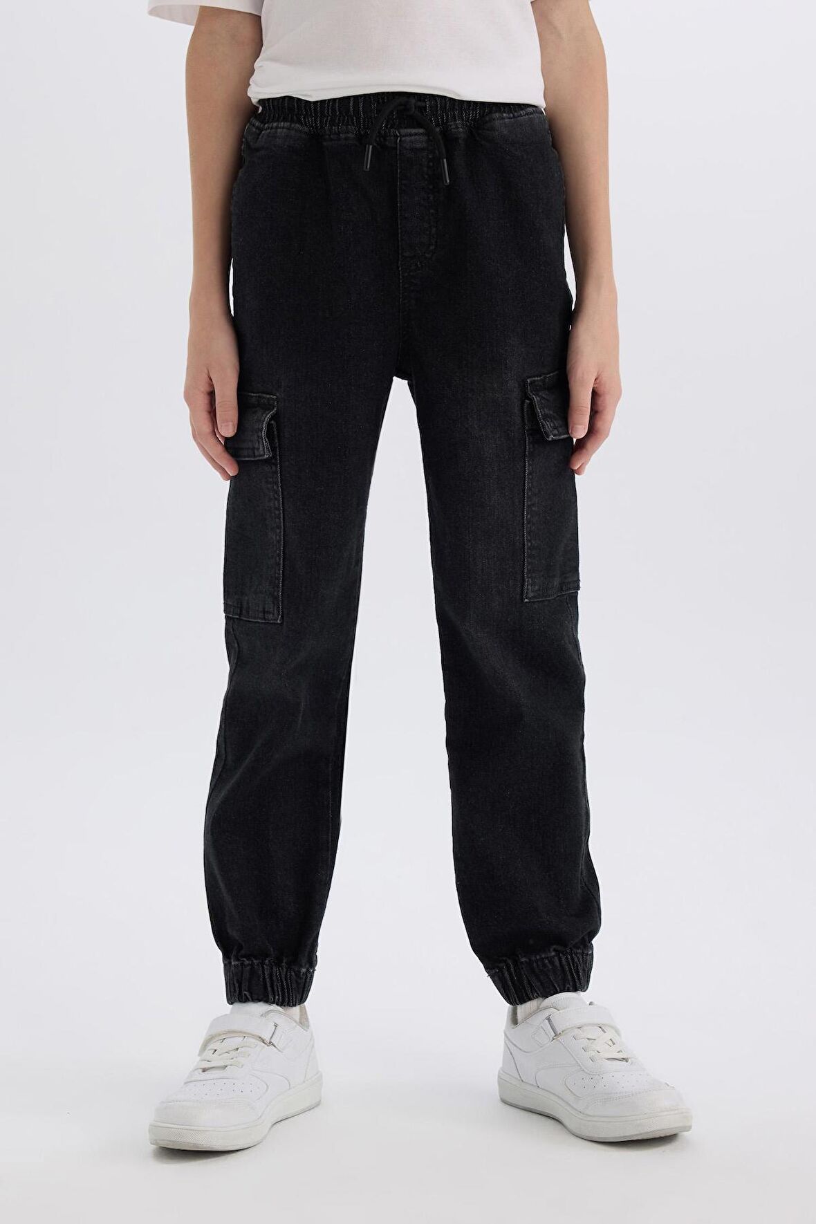 DeFacto Erkek Çocuk Kargo Fit Jean Pantolon C4514A824WNNM36