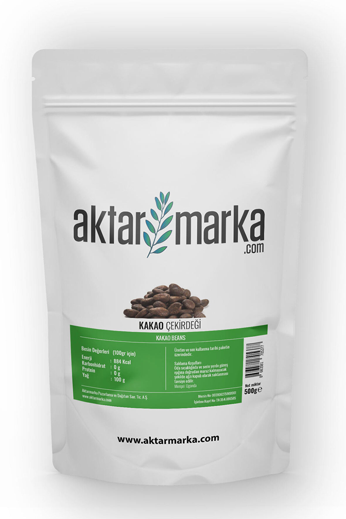 Aktarmarka Kakao Çekirdeği 500 gr