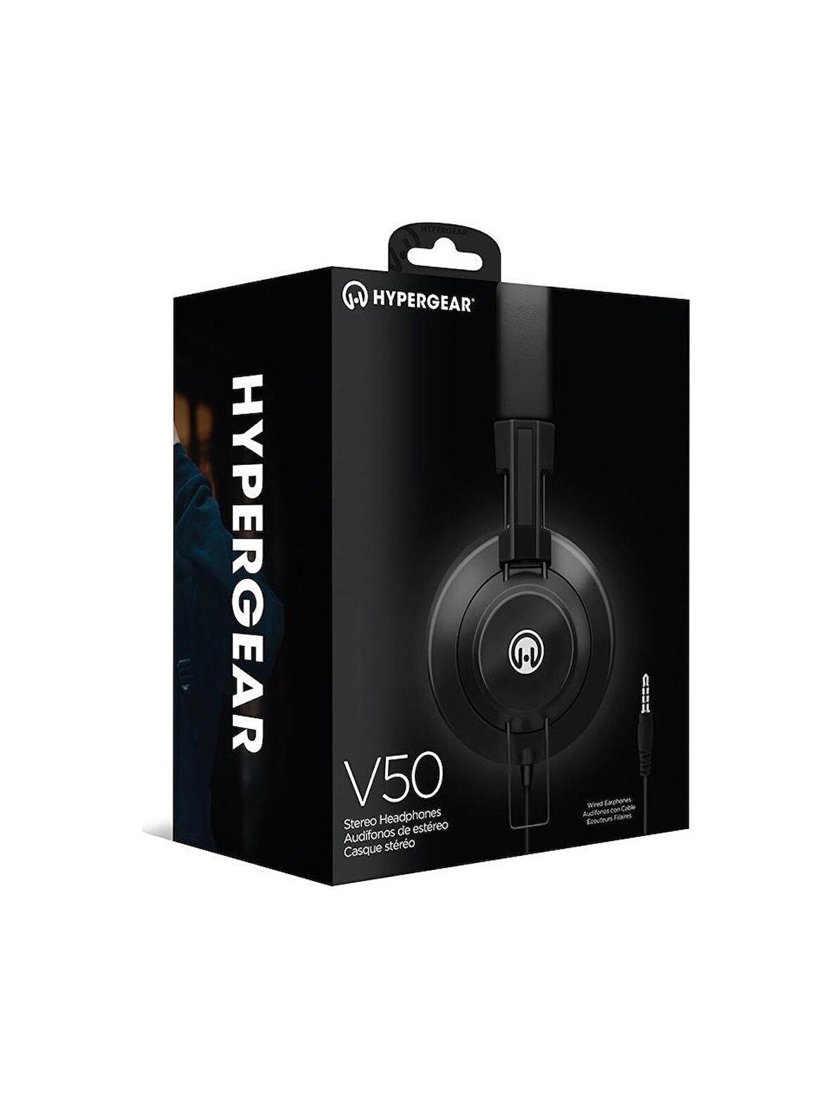 Hypergear V50 Kablolu Kulaküstü Kulaklık - Siyah