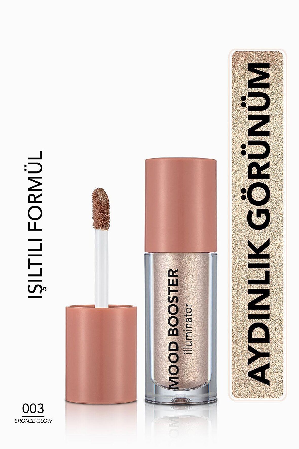 Flormar Likit Aydınlatıcı - Mood Booster Liquid Illuminator - 003 Bronze Glow - 8682536043694