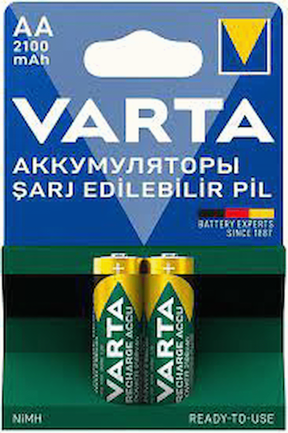 Varta Şarjlı Kalem Pil (AA) 2100 MAH 1.2 V 2 Lİ