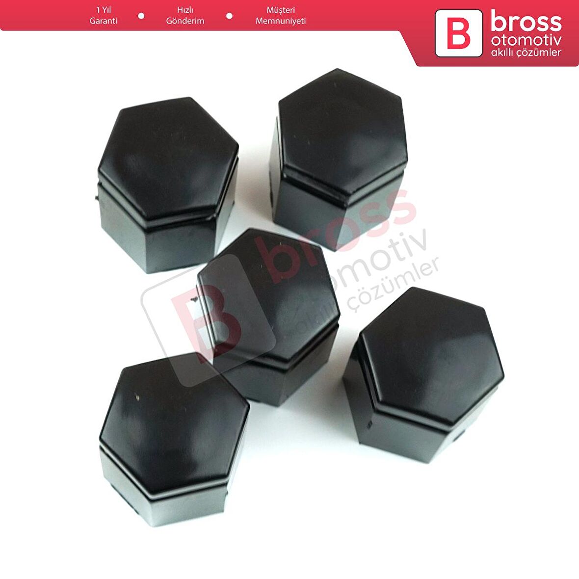 Opel Astra G H Corsa C D E Meriva A B Vectra C Zafira A 1008209 İçin 5 Adet Siyah Bijon Kapağı 26 mm