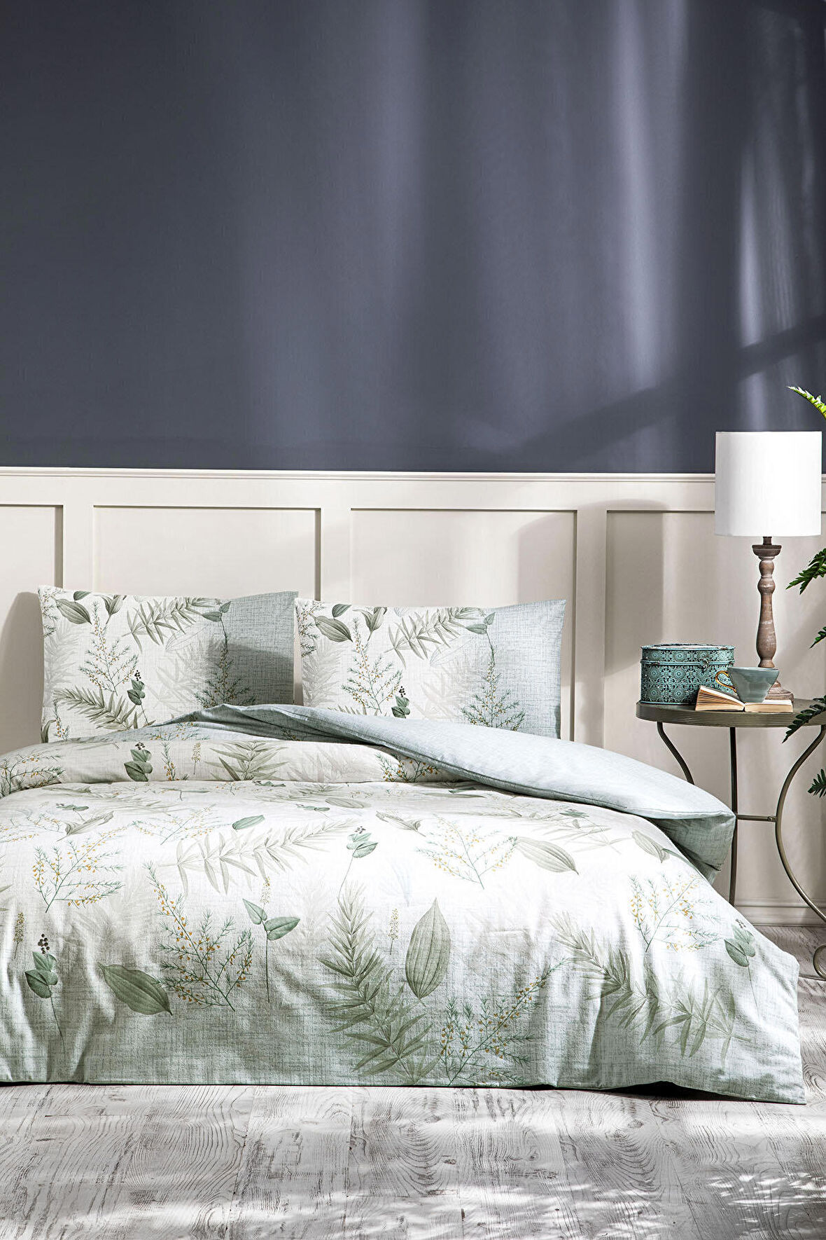 Özdilek Ranforce Naturlig Tek Kişilik Nevresim Takımı Yeşil