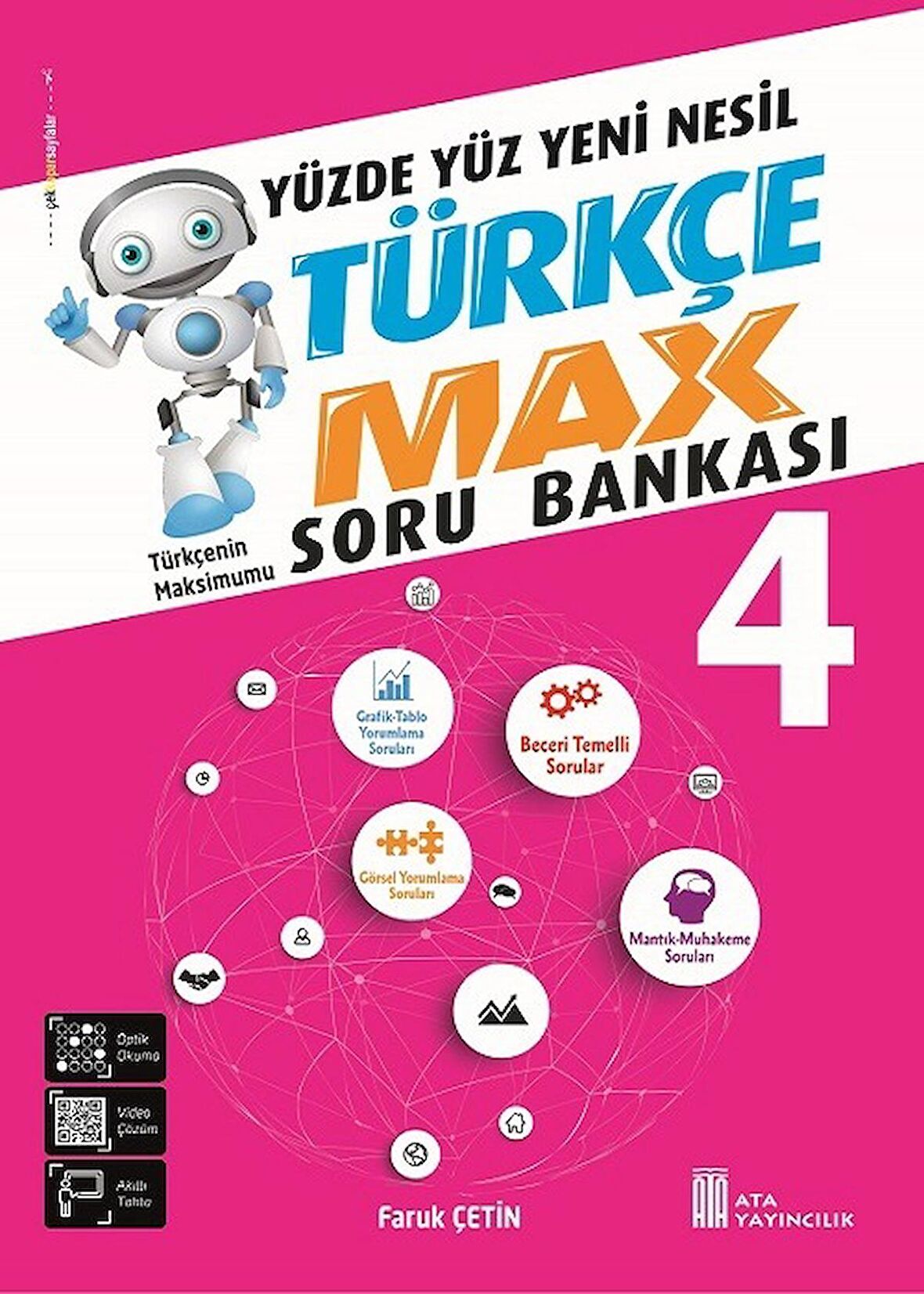 Ata 4.Sınıf Türkçe-Max Beceri Temelli Türkçe Soru Bankası