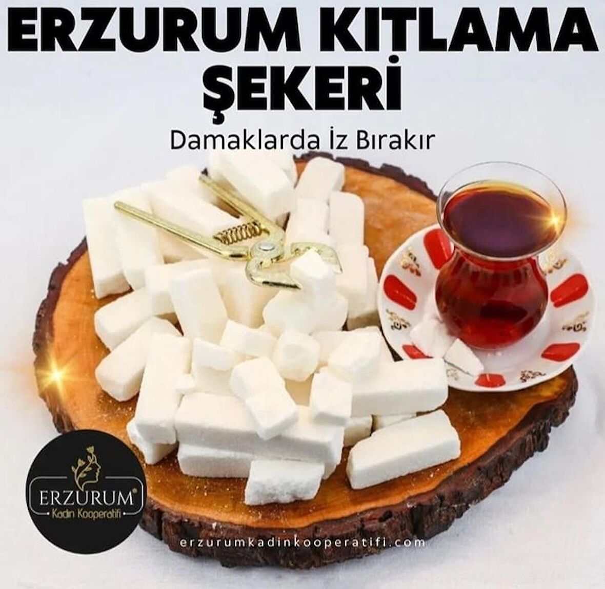 ERZURUM KADIN KOOPERATİFİ KITLAMA - KESME ŞEKER 1 KG