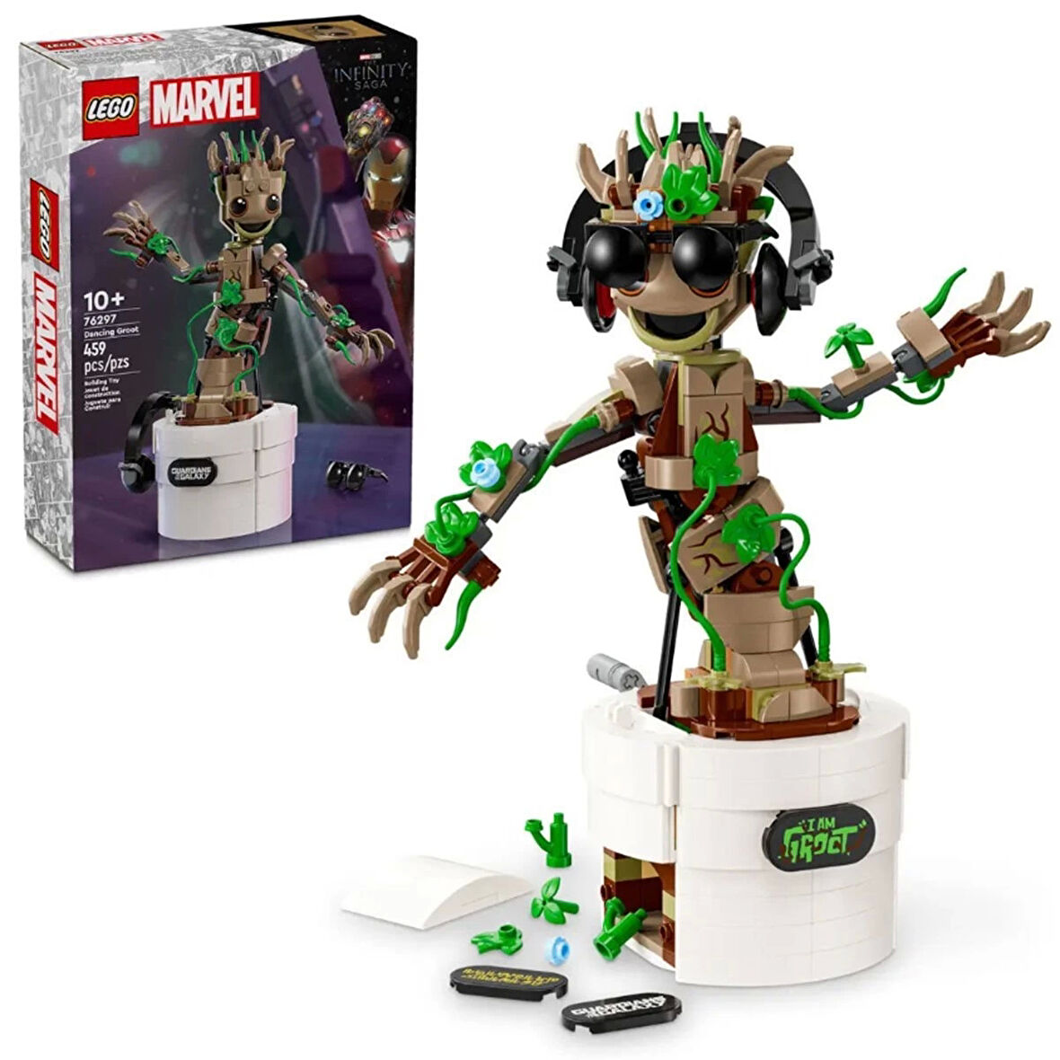 76297 Lego Marvel - Dans Eden Groot 459 parça +9 yaş