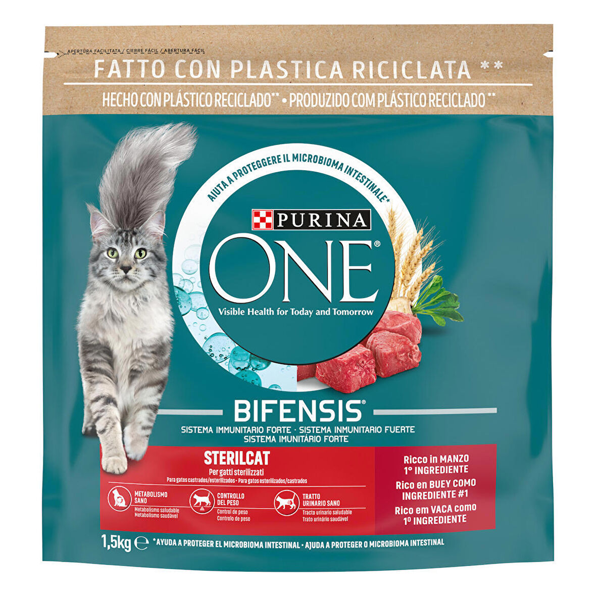 Purina One Steril Sığır Etli Kedi Maması 1,5 Kg