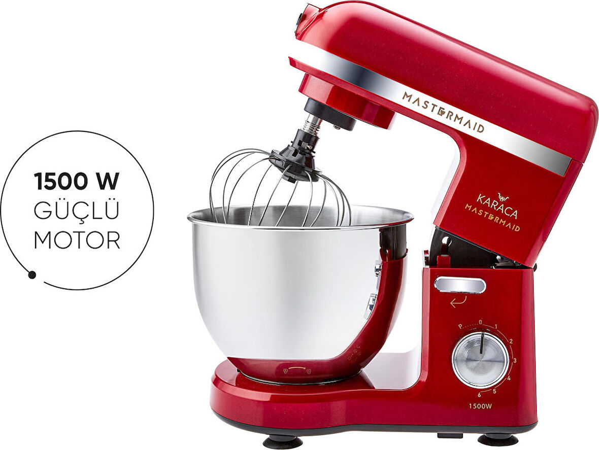 Karaca Mastermaid Chef Stand Mikser Rouge Red 1500w 5 Lt