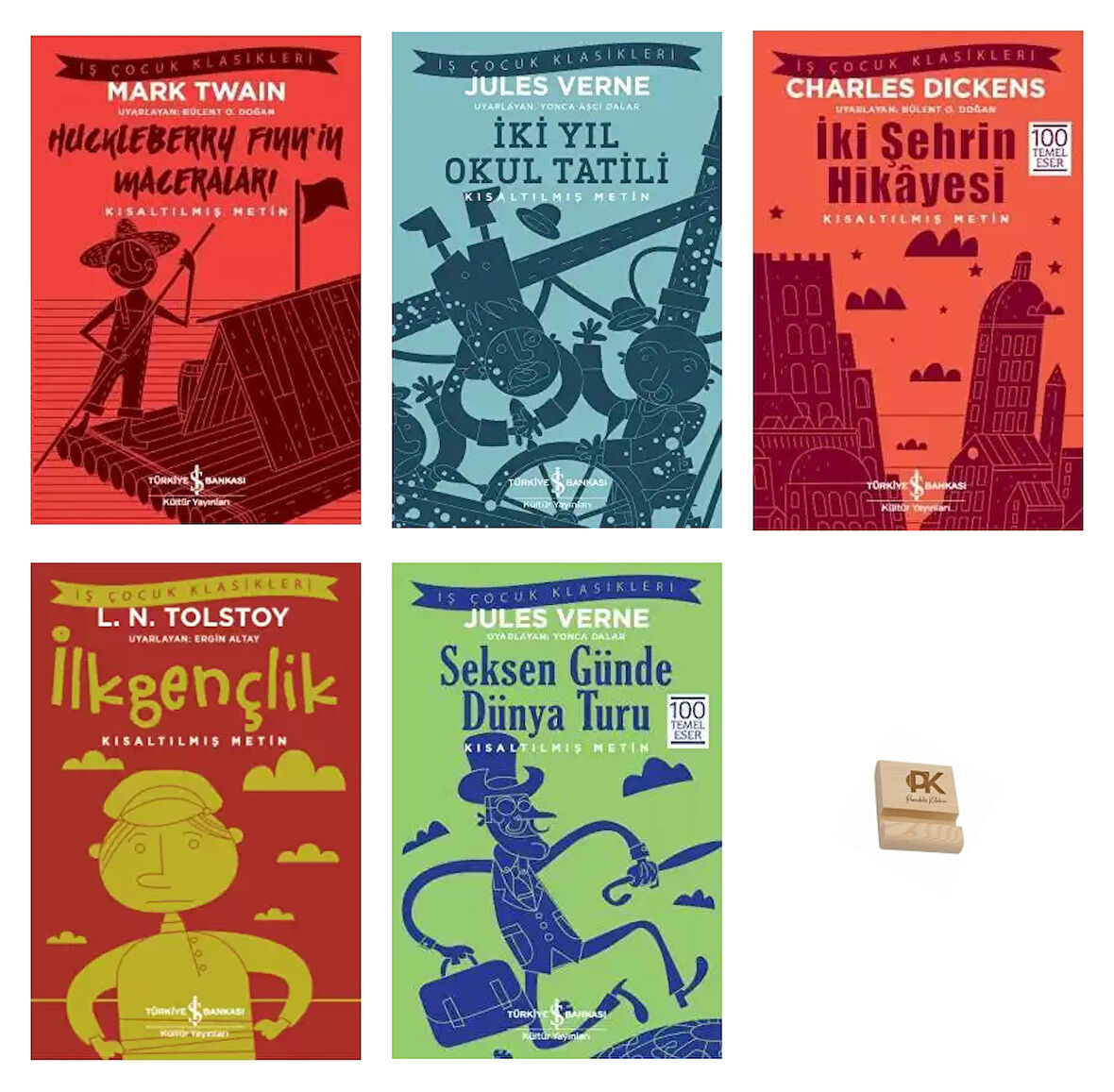 İş Çocuk Klasikleri 8-13 Yaş Huckleberry İki Yıl Okul Tatili İkiŞehrinhikayesi İlkgençlik Dünya Turu