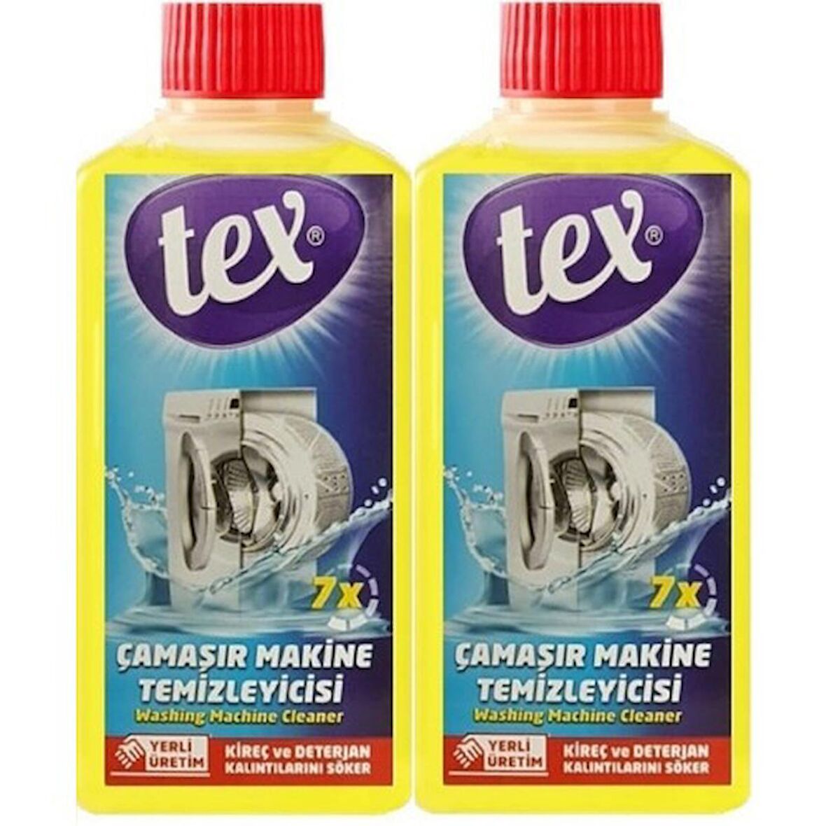 Tex Çamaşır Makinesi Temizleyici 250 gr x 2