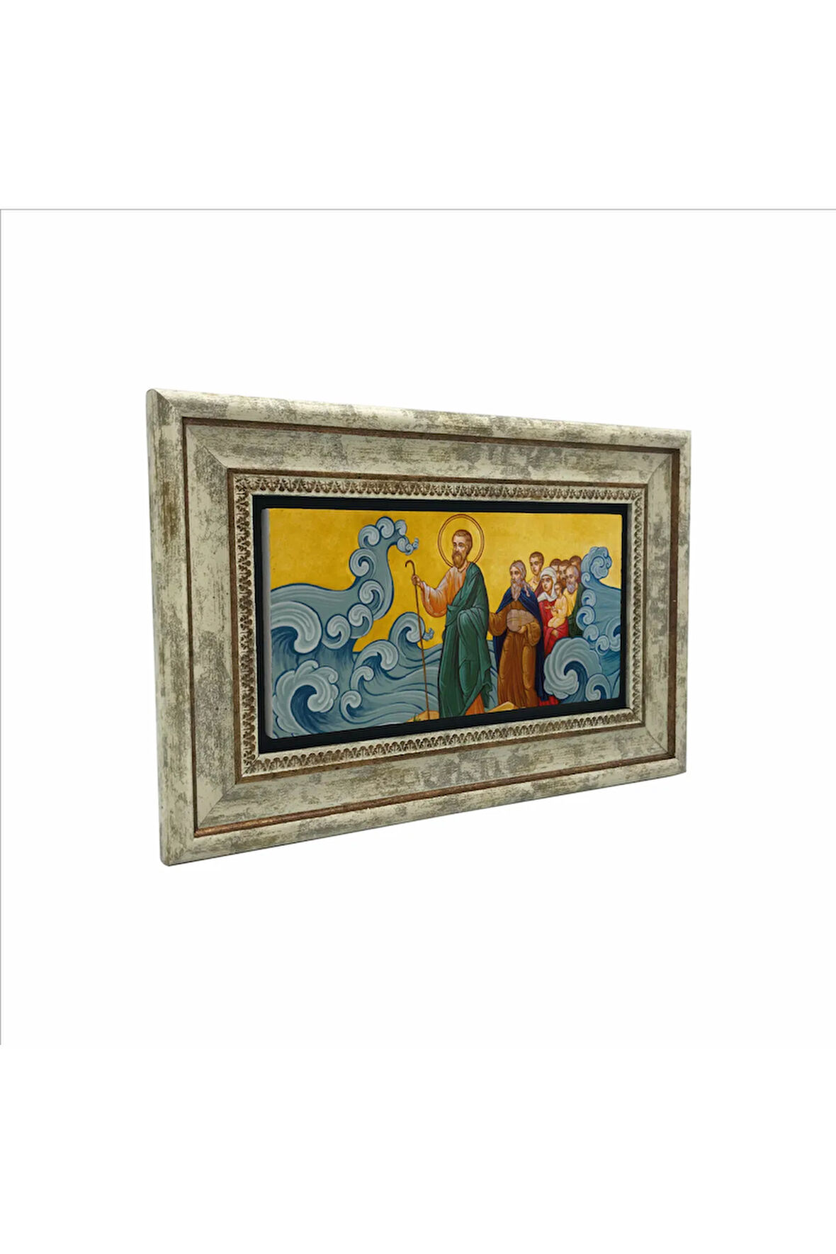 Musa’nın Denizi İkiye ayırması Baskılı Taş Tablo 20x30