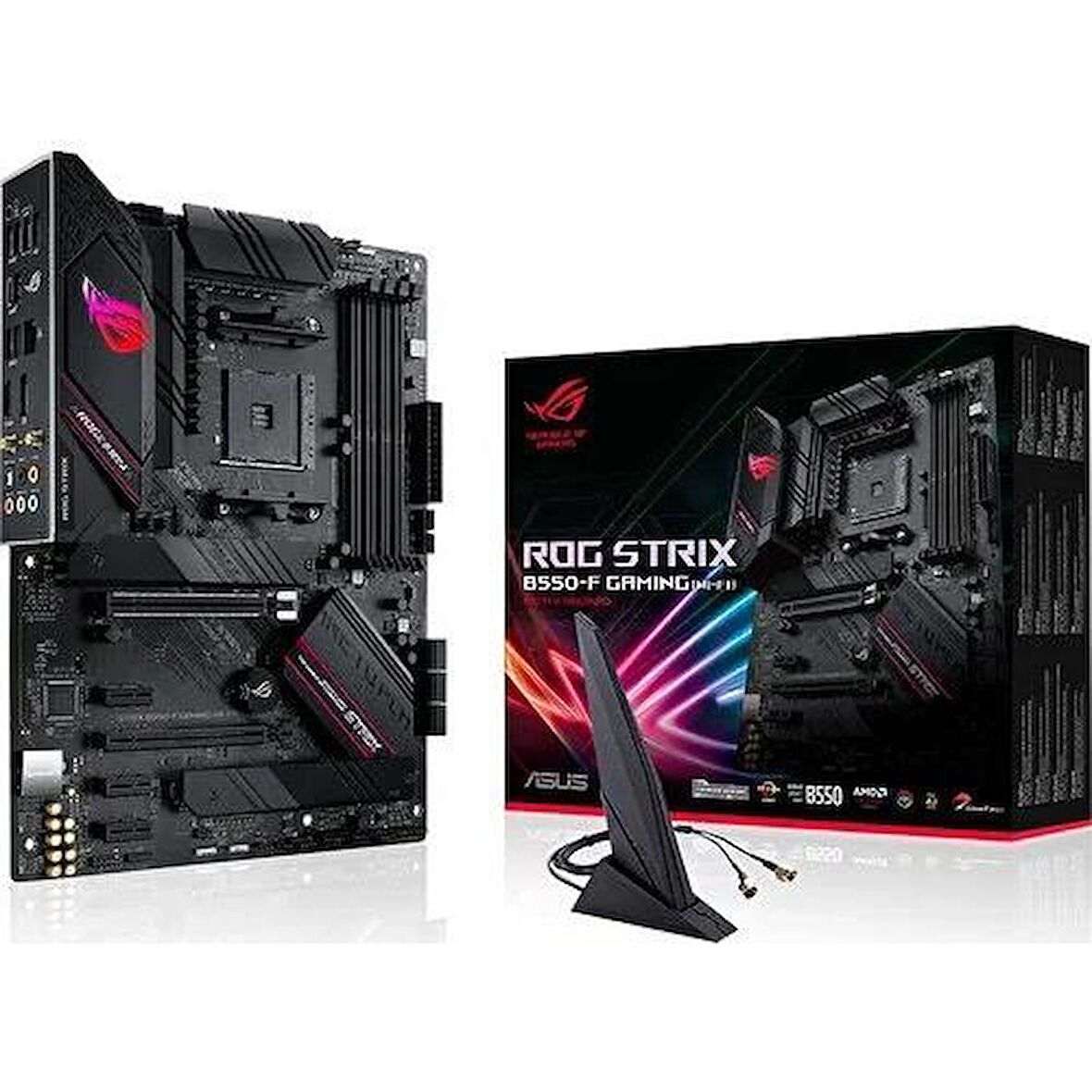Asus Rog Strix B550-F Gaming Wi-Fi II AMD AM4 DDR4 ATX Anakart Teşhir