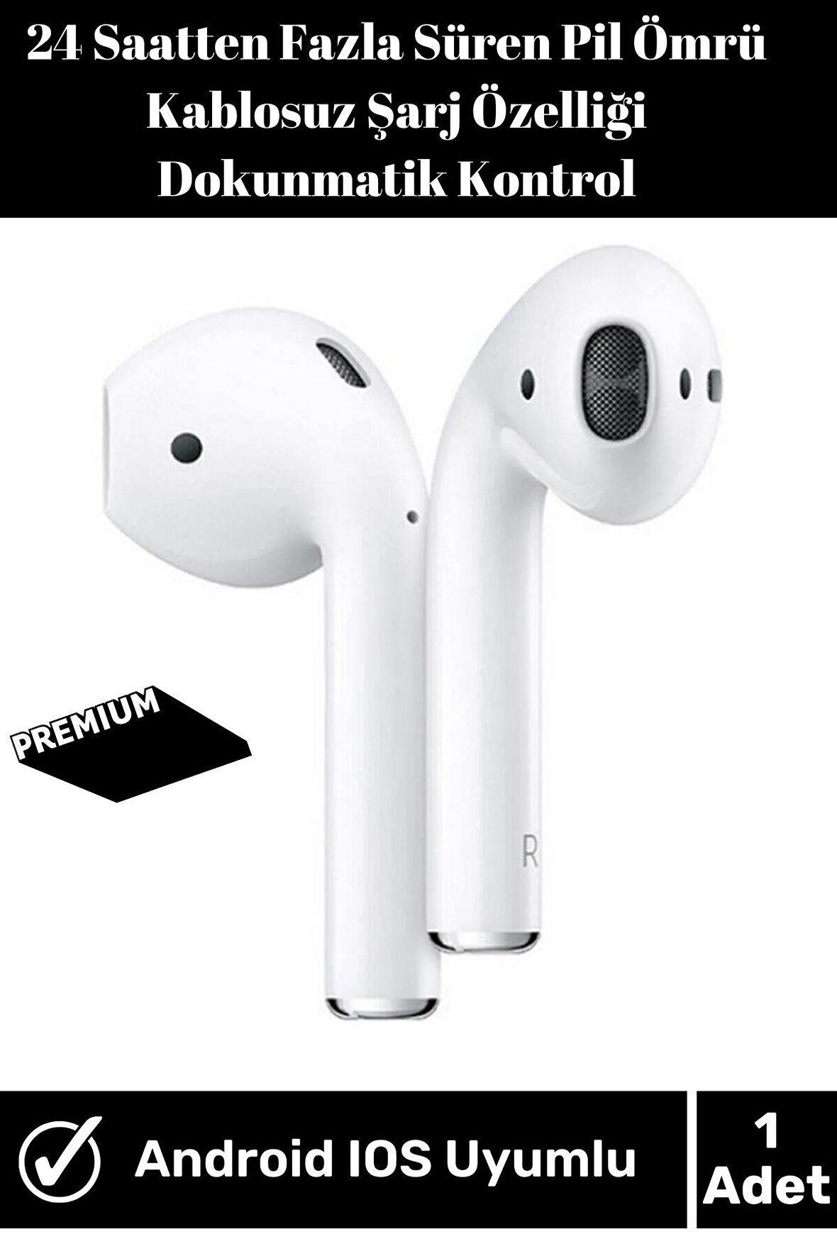 Iphone7 Uyumlu 2.nesil A Kalite Beyaz Bluetooth Kablosuz Kulaklık
