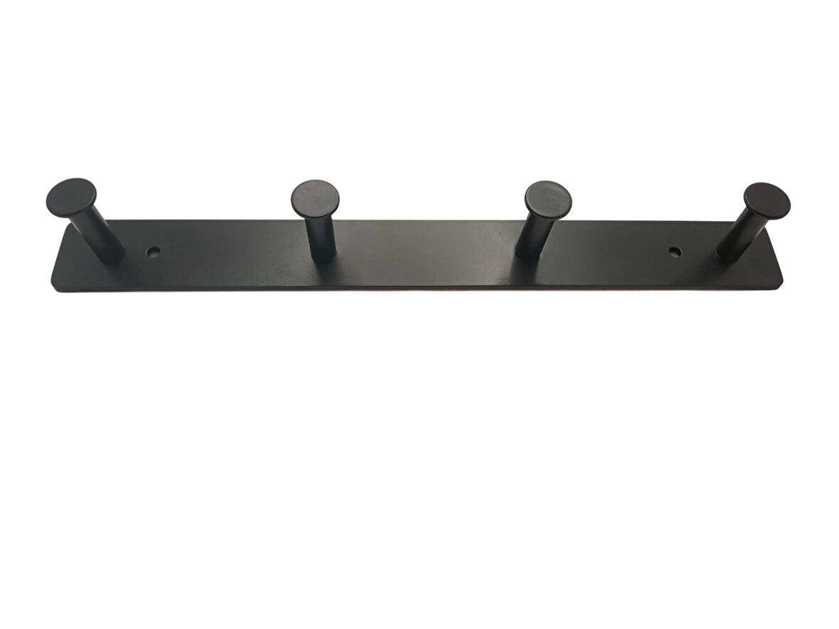 THİNCAL KENDİNDEN YAPIŞKANLI ASKILIK DÖRTLÜ MAT SİYAH